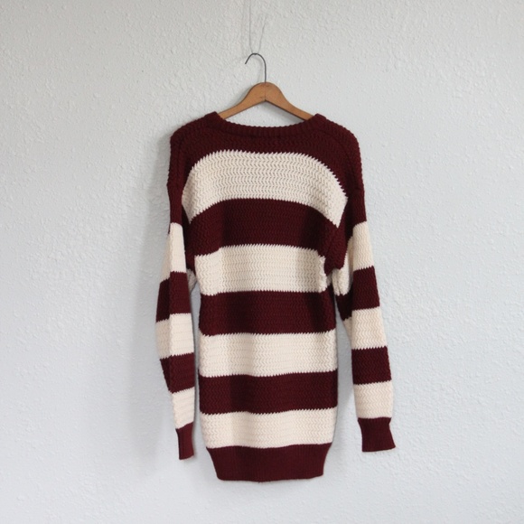 Vintage Knit Oversized Sweater Boyfriend Fit - Picture 4 of 7